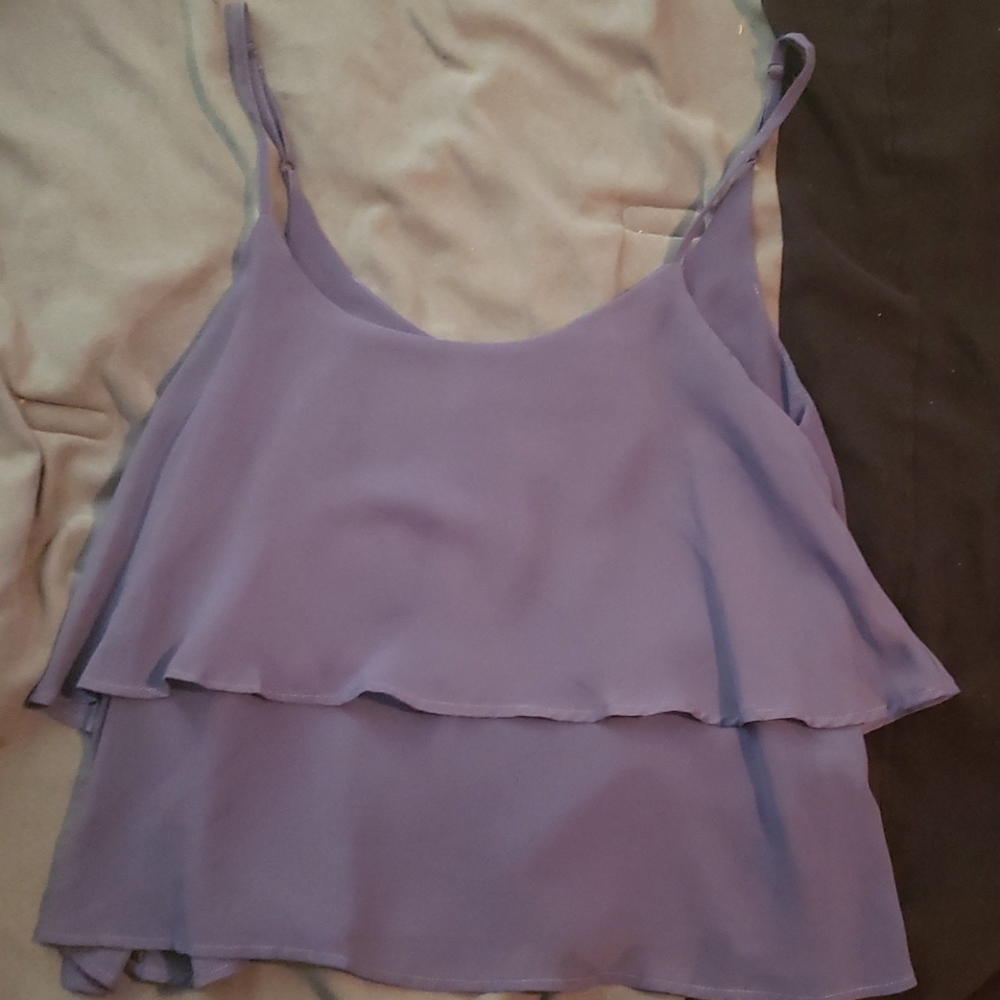 lavender spaghetti strap top